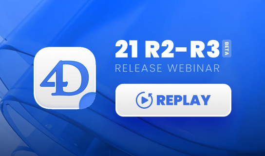 4D 21 R2 & R3ウェビナーのリプレイ