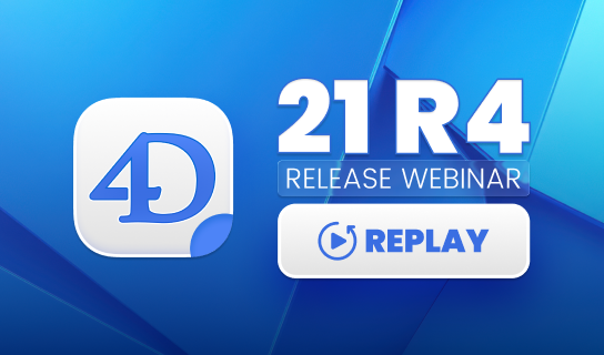 4D 21 R4 Webinar: QUIC Keeps You Connected, AI… and more
